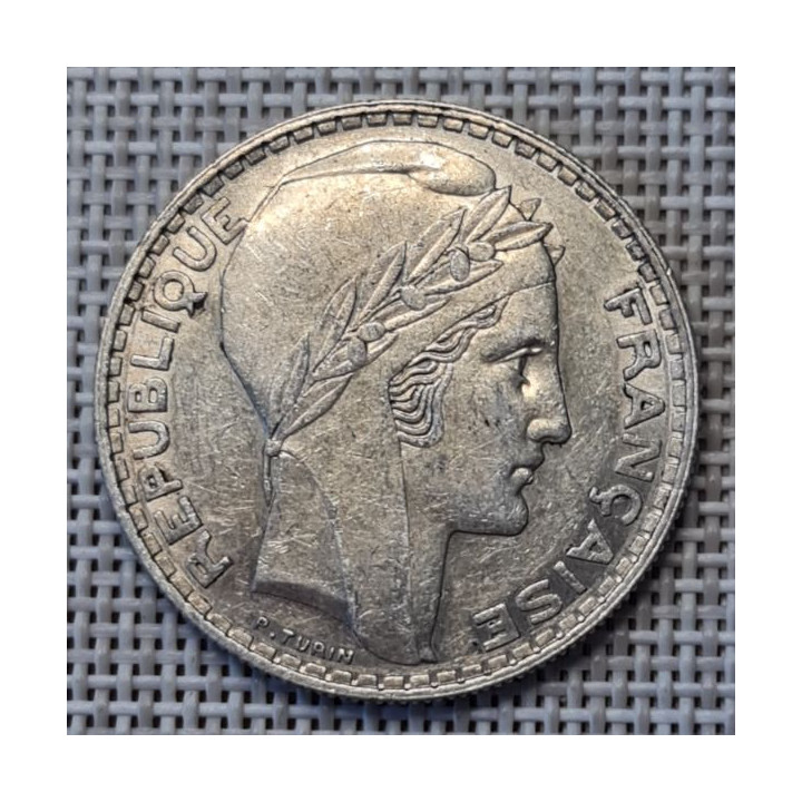 France 20 Francs 1938 KM-879 XF