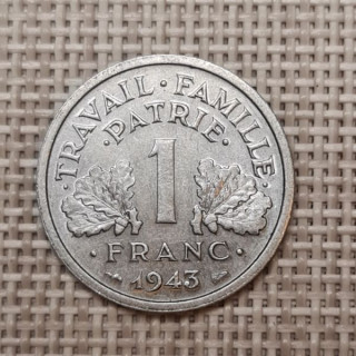 France 1 Franc 1943 KM-902 XF