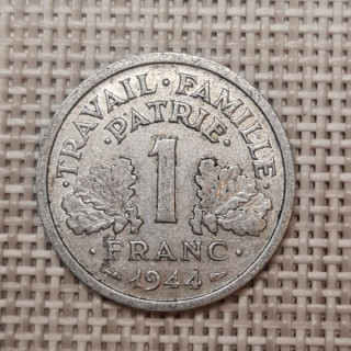France 1 Franc 1944 KM-902 VF