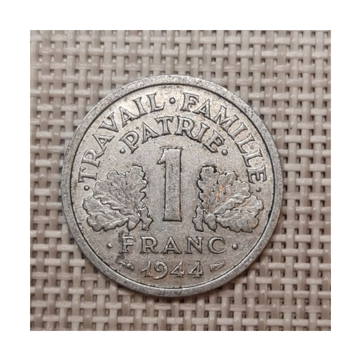 France 1 Franc 1944 KM-902 VF