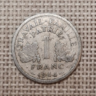 France 1 Franc 1944 "C" KM-902 VF