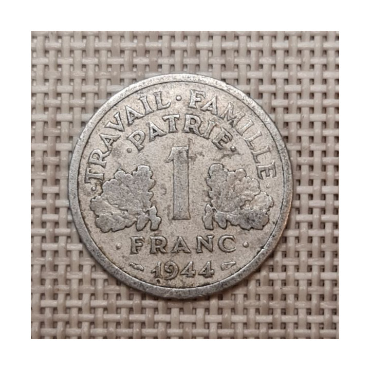 France 1 Franc 1944 "C" KM-902 VF