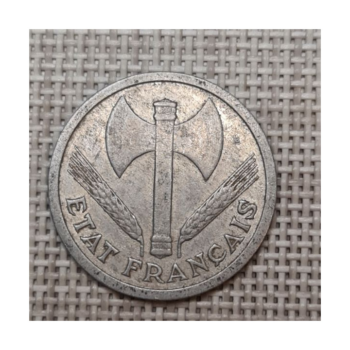 France 2 Francs 1943 KM-904 VF