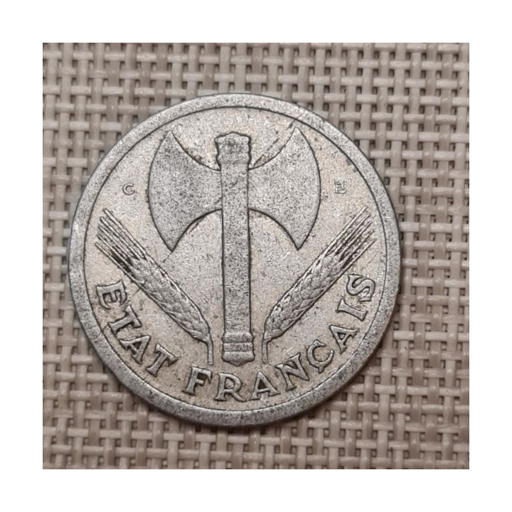 France 2 Francs 1944 "C" KM-904 VF