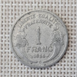 France 1 Franc 1944 "C" KM-885a VF