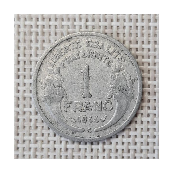 France 1 Franc 1944 "C" KM-885a VF