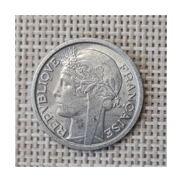 France 1 Franc 1946 KM-885a XF