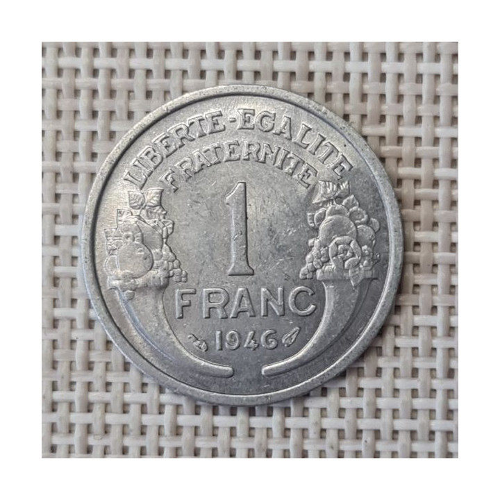 France 1 Franc 1946 KM-885a XF