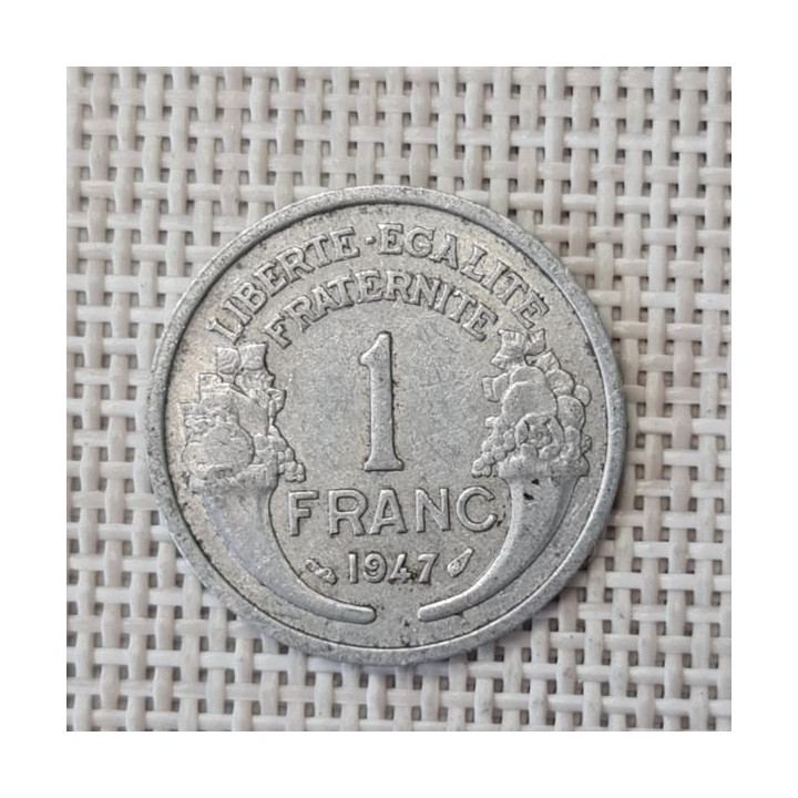 France 1 Franc 1947 KM-885a VF