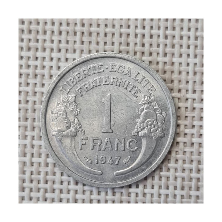 France 1 Franc 1947 KM-885a XF