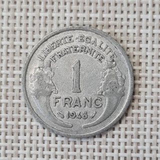 France 1 Franc 1948 KM-885a VF