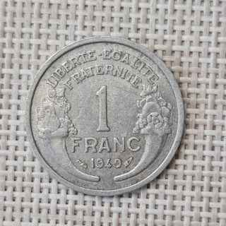 France 1 Franc 1949 KM-885a VF