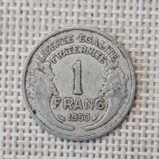 France 1 Franc 1950 KM-885a VF