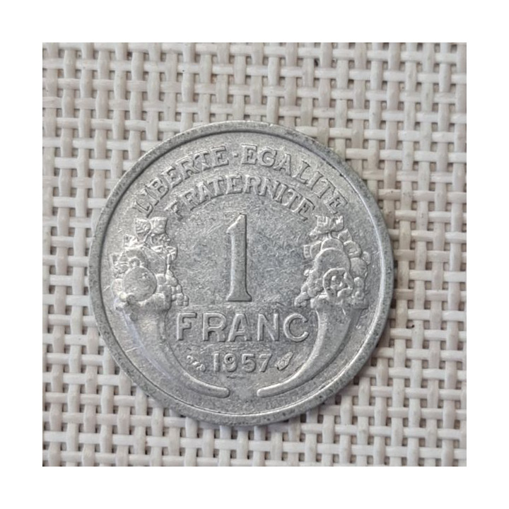 France 1 Franc 1957 KM-885a VF