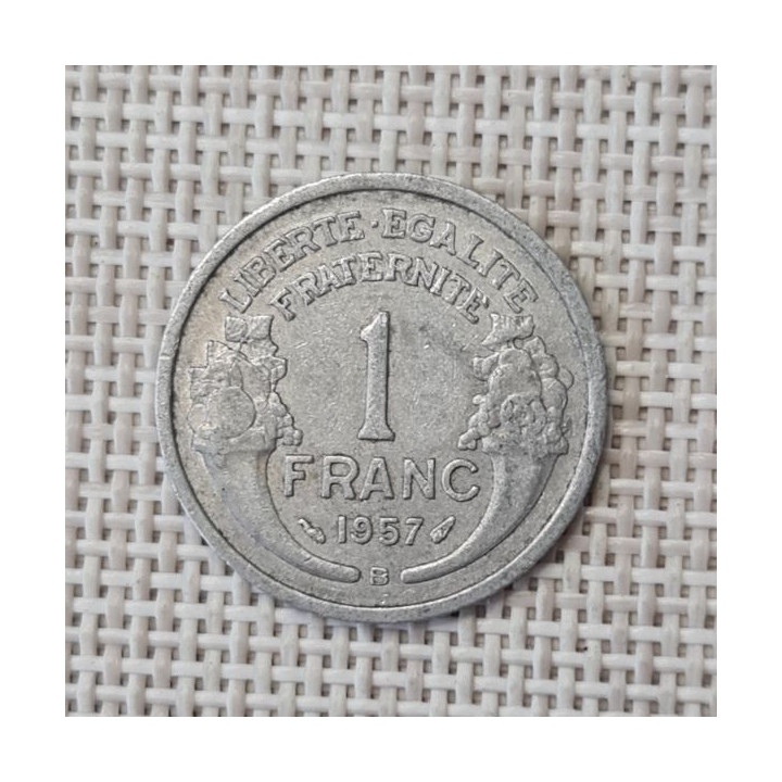 France 1 Franc 1957 "B" KM-885a VF