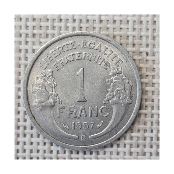 France 1 Franc 1957 "B" KM-885a XF