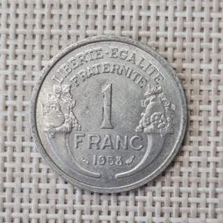France 1 Franc 1958 KM-885a XF