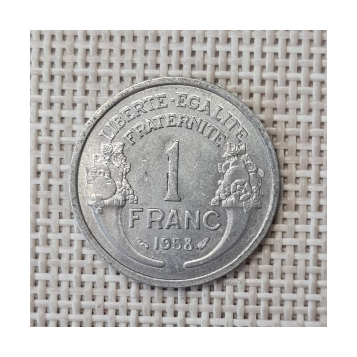 France 1 Franc 1958 KM-885a XF