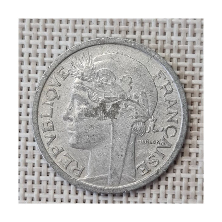 France 2 Francs 1944 KM-886a VF