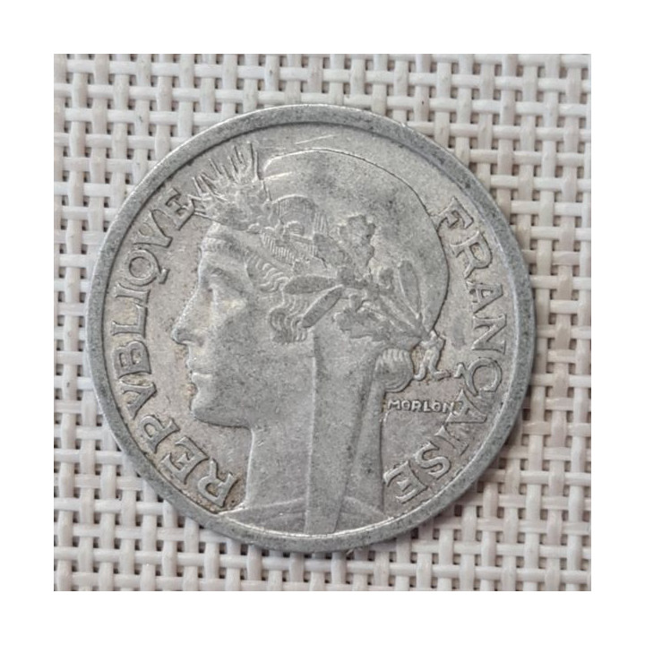 France 2 Francs 1945 "B" KM-886a VF