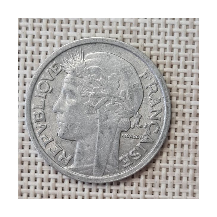 France 2 Francs 1946 KM-886a VF