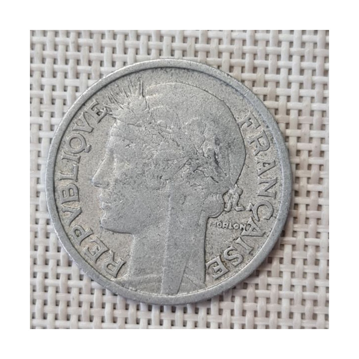 France 2 Francs 1947 KM-886a VF