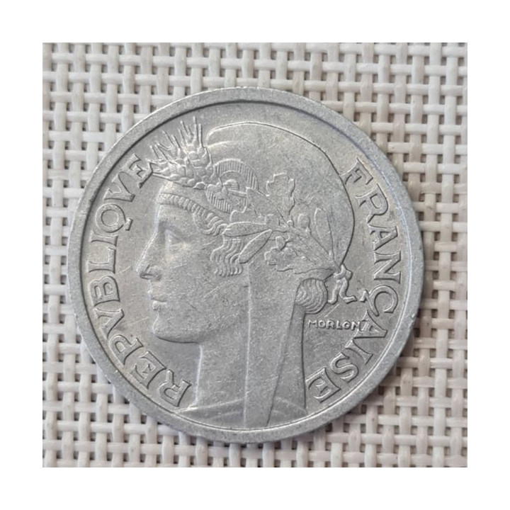 France 2 Francs 1947 KM-886a XF