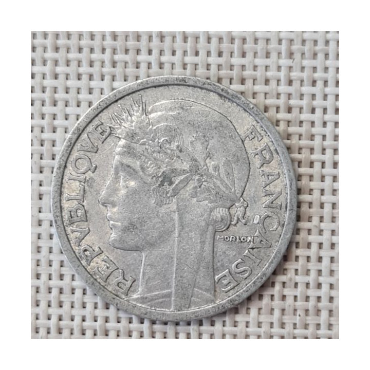 France 2 Francs 1947 "B" KM-886a VF