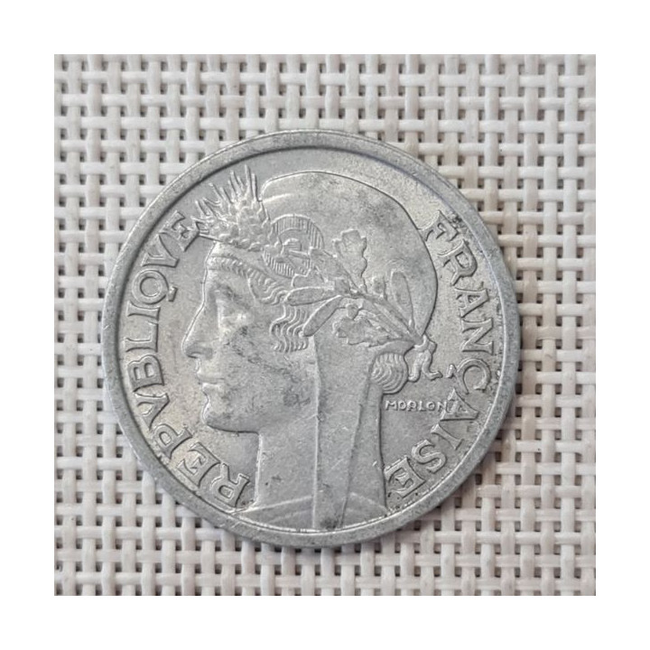 France 2 Francs 1959 KM-886a VF