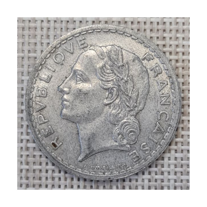 France 5 Francs 1946 "B" KM-888b VF