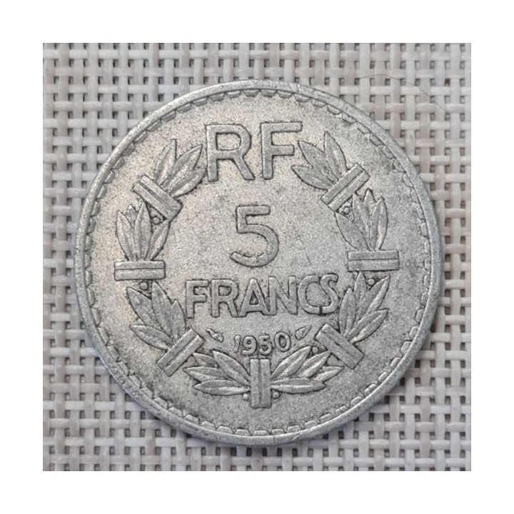 France 5 Francs 1950 KM-888b VF