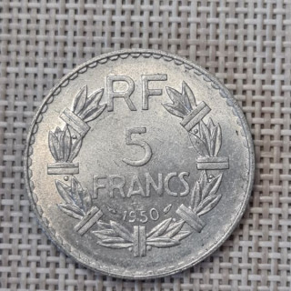 France 5 Francs 1950 KM-888b XF