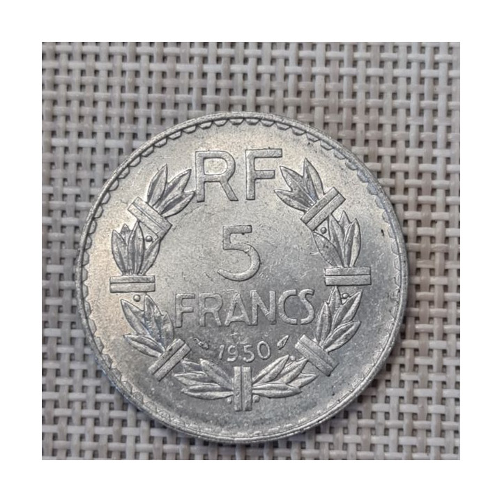 France 5 Francs 1950 KM-888b XF