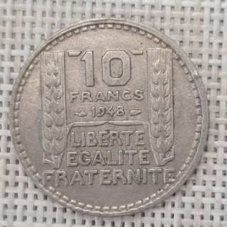 France 10 Francs 1948 KM-909 VF