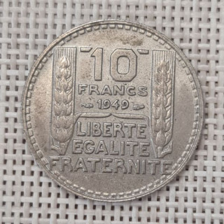 France 10 Francs 1949 KM-909 VF