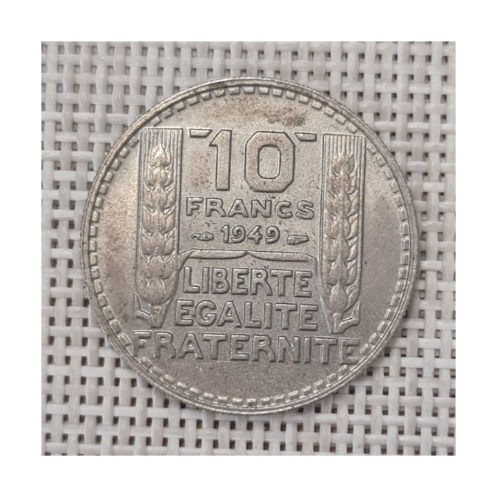 France 10 Francs 1949 KM-909 VF