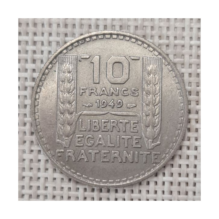 France 10 Francs 1949 KM-909 XF