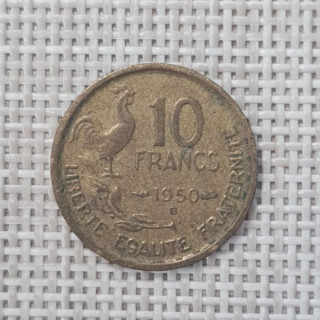 France 10 Francs 1950 "B" KM-915 VF
