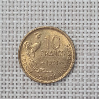 France 10 Francs 1951 KM-915 XF