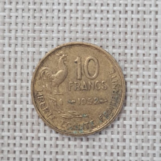 France 10 Francs 1952 KM-915 VF