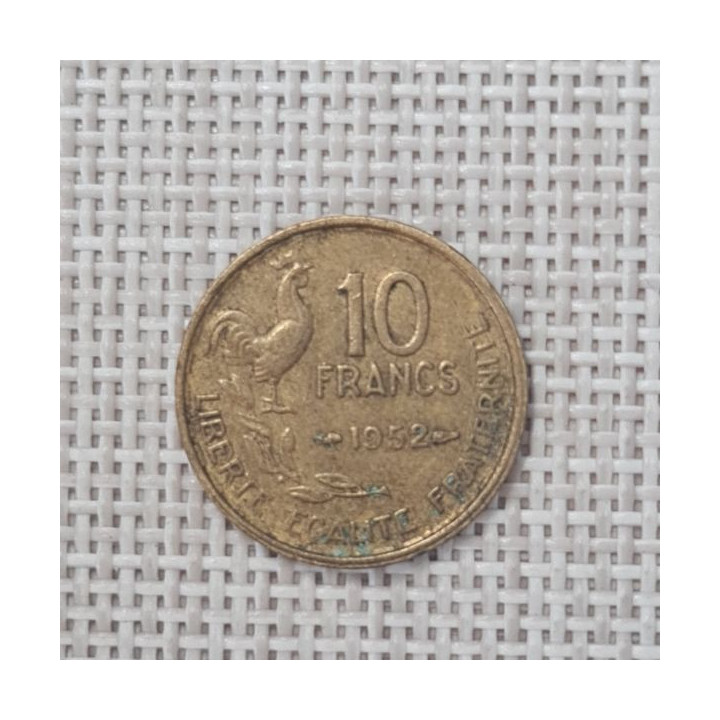 France 10 Francs 1952 KM-915 VF