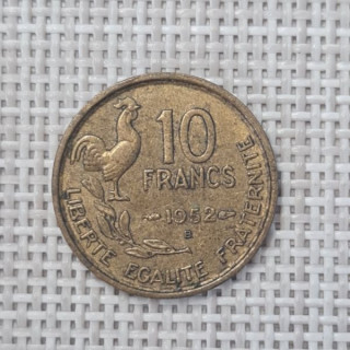 France 10 Francs 1952 "B" KM-915 VF