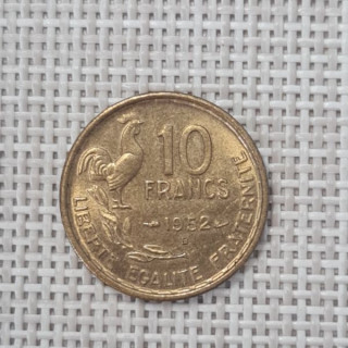 France 10 Francs 1952 "B" KM-915 XF