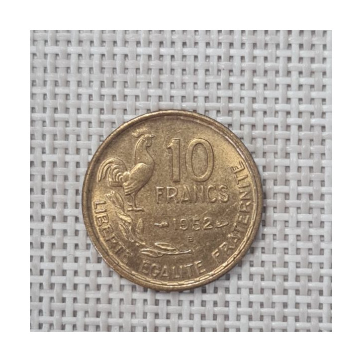 France 10 Francs 1952 "B" KM-915 XF