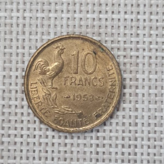 France 10 Francs 1953 KM-915 VF