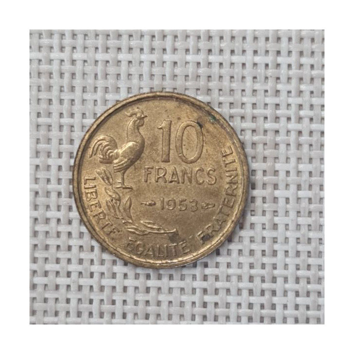France 10 Francs 1953 KM-915 VF