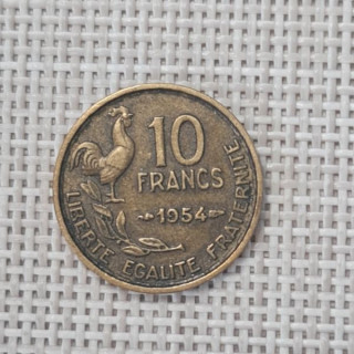 France 10 Francs 1954 KM-915 VF