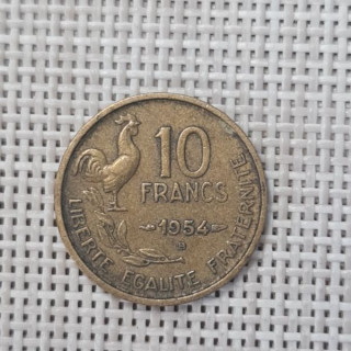 France 10 Francs 1954 "B" KM-915 VF