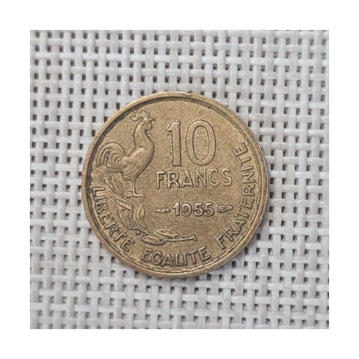 France 10 Francs 1955 KM-915 VF