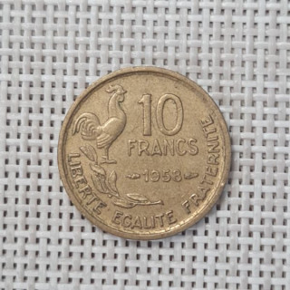 France 10 Francs 1958 KM-915 VF